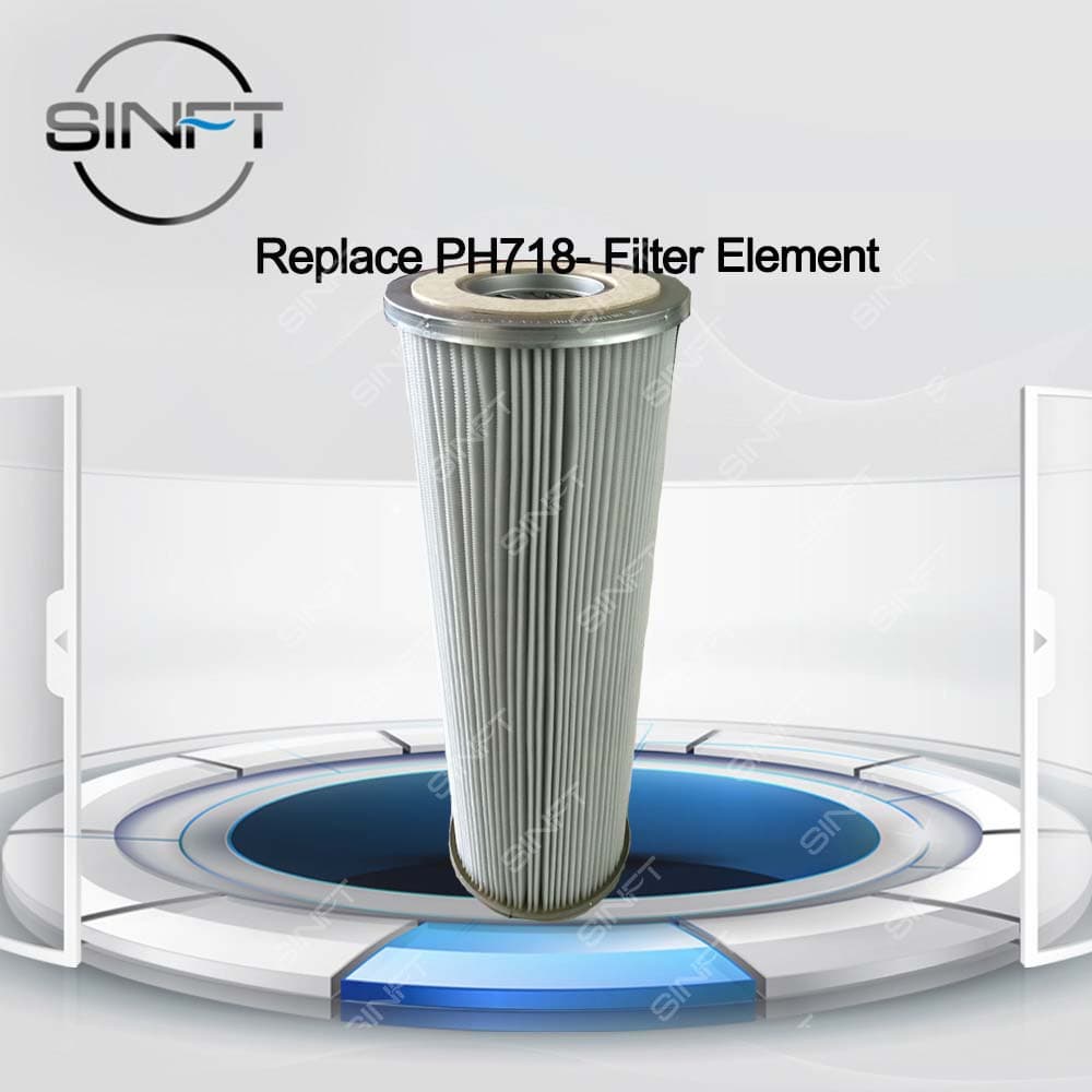 SINFT Replacement Filter For Hilco hydraulic filter PH718_05_CN
